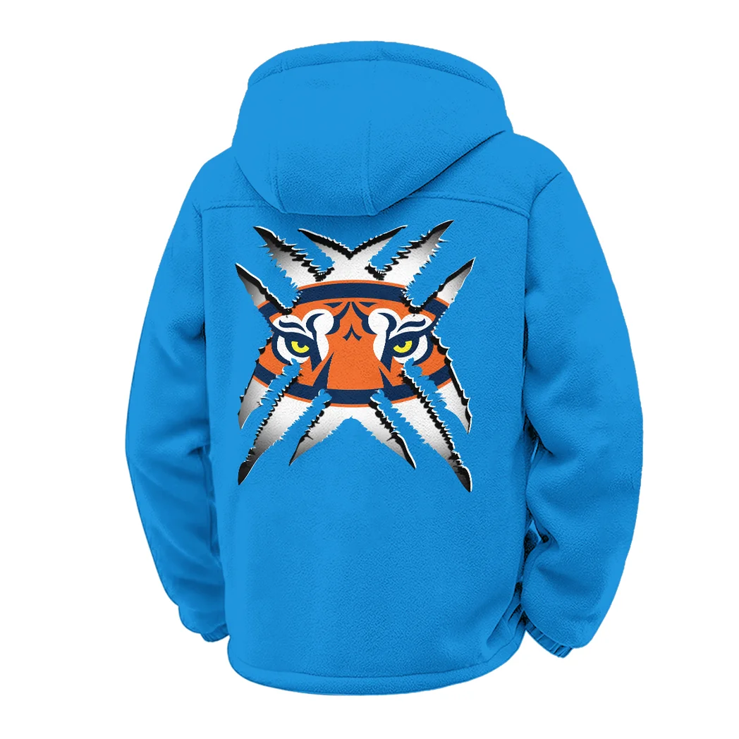 The Tiger Pride Winter Fleece Jacket, Superior Thermal Protection HVN1454AT - cyan - Image 3