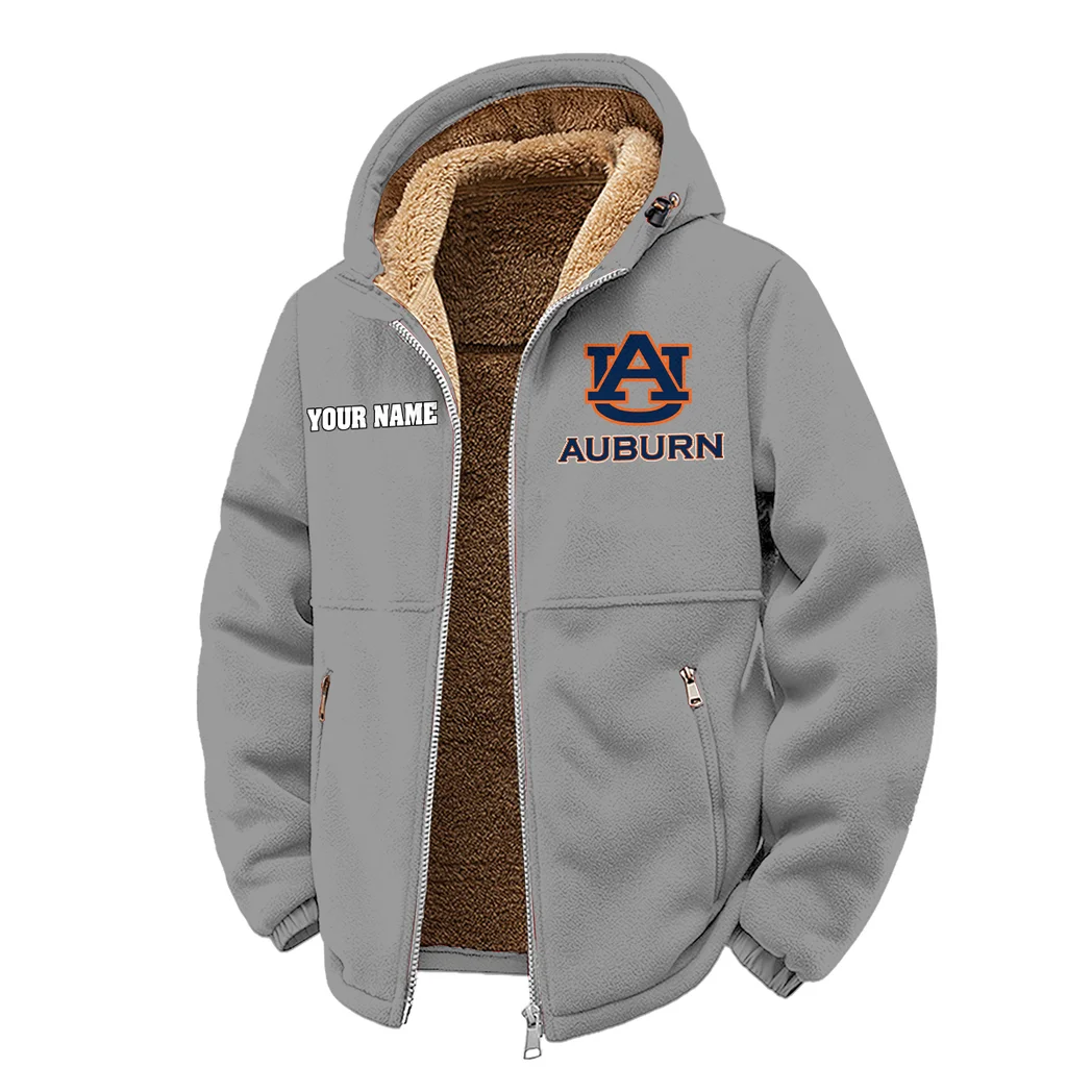 The Tiger Pride Winter Fleece Jacket, Superior Thermal Protection HVN1454AT - Grey - Image 2