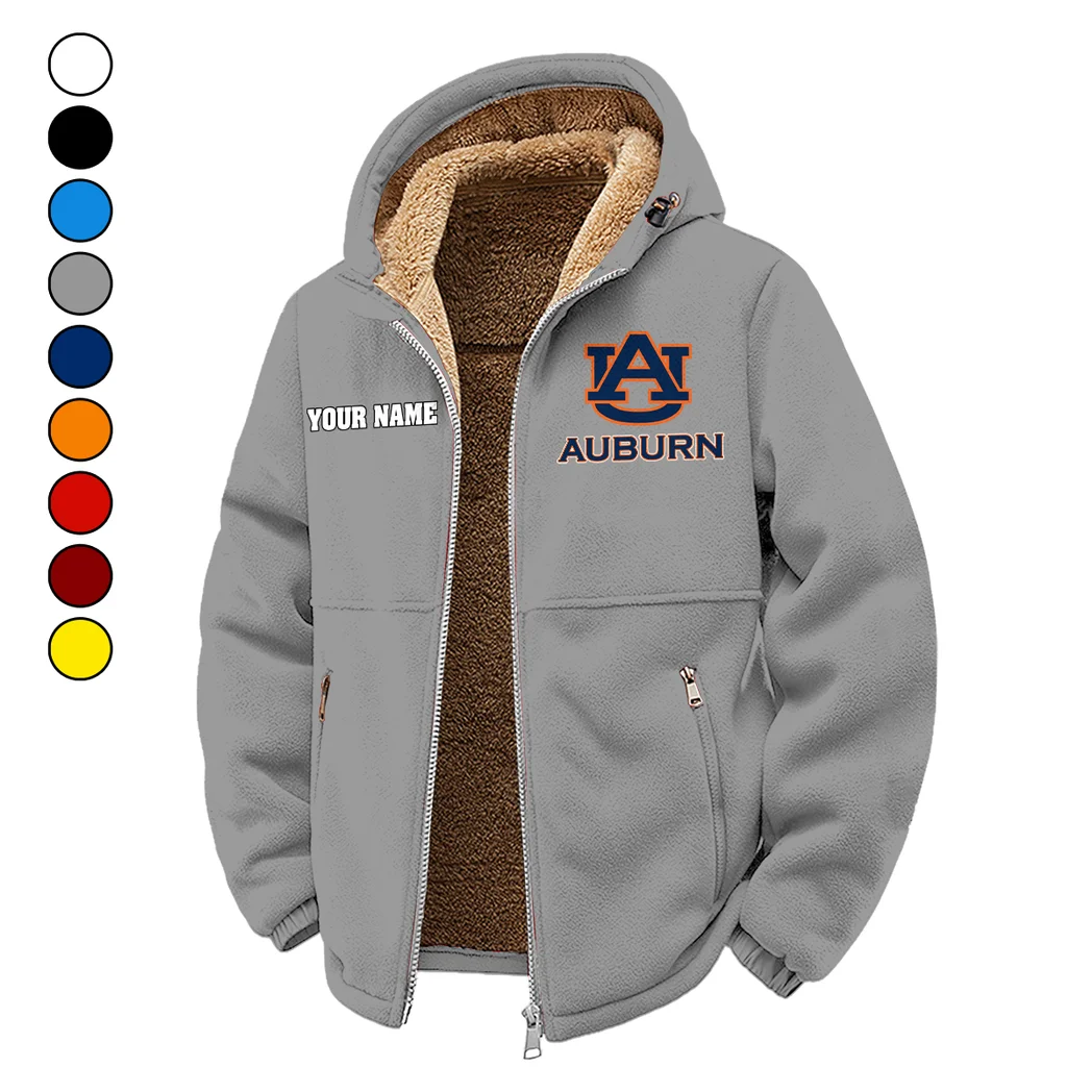 The Tiger Pride Winter Fleece Jacket, Superior Thermal Protection HVN1454AT - Grey