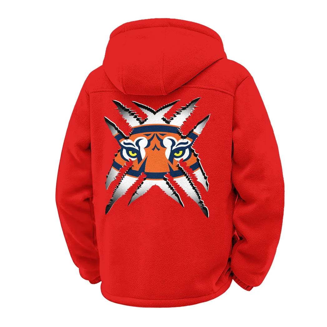 The Tiger Pride Winter Fleece Jacket, Superior Thermal Protection HVN1454AT - red - Image 3