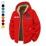 The Tiger Pride Winter Fleece Jacket, Superior Thermal Protection HVN1454AT - red