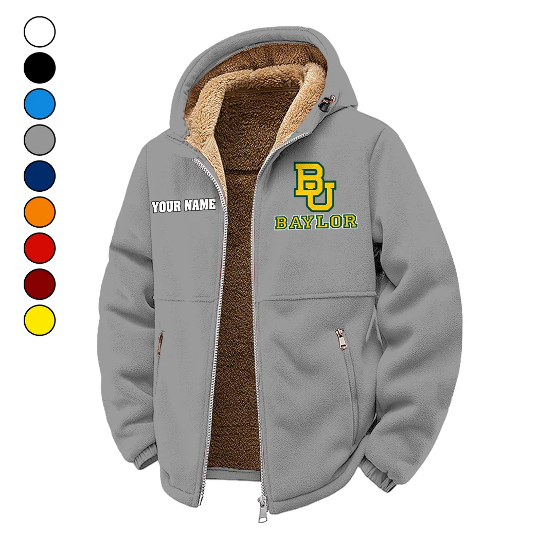 The Bear Nation Winter Fleece Jacket, High-Performance Trail Jacket HVN1454BB - Grey