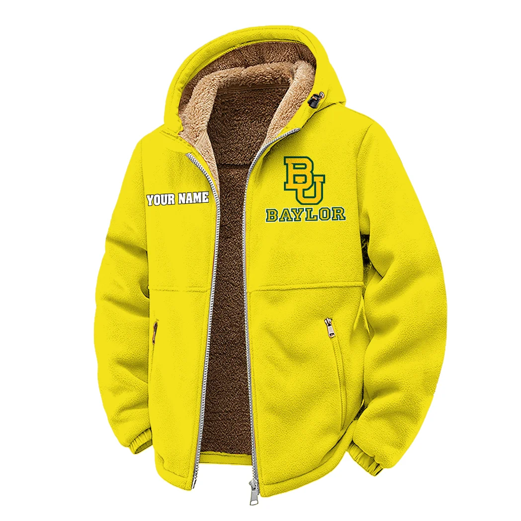 The Bear Nation Winter Fleece Jacket, High-Performance Trail Jacket HVN1454BB - Yellow - Image 2
