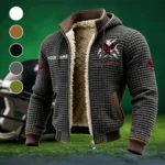 The Boston Force Fleece-Lined Hooded Jacket, Weather-Shield Fleece Hoody HVN1454BC - Grey