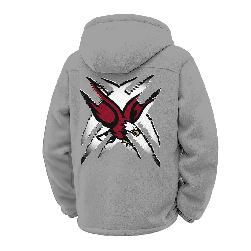 The Boston Force Winter Fleece Jacket, Dynamic Winter Training Top HVN1454BC - Grey - Image 3