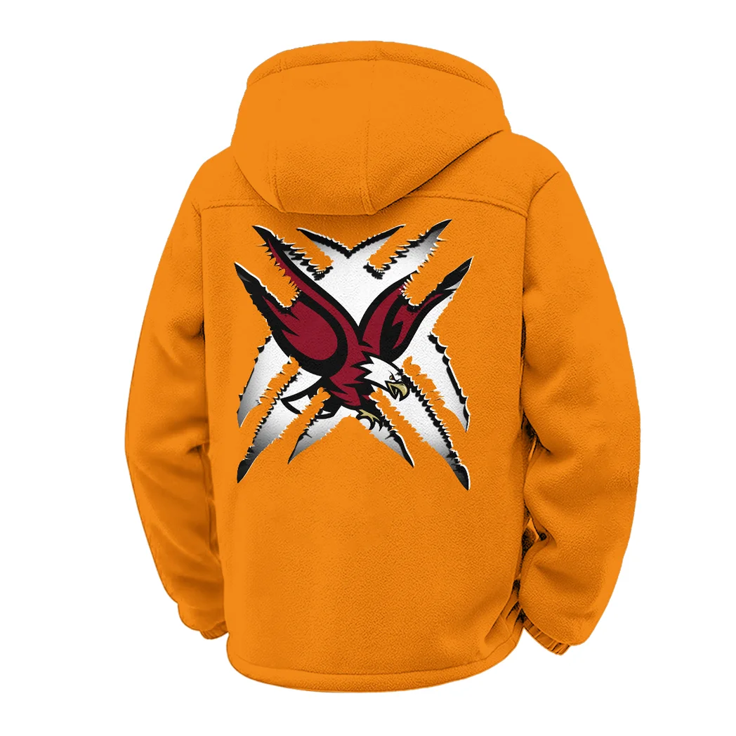 The Boston Force Winter Fleece Jacket, Dynamic Winter Training Top HVN1454BC - Orange - Image 3