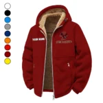 The Boston Force Winter Fleece Jacket, Dynamic Winter Training Top HVN1454BC - Wine