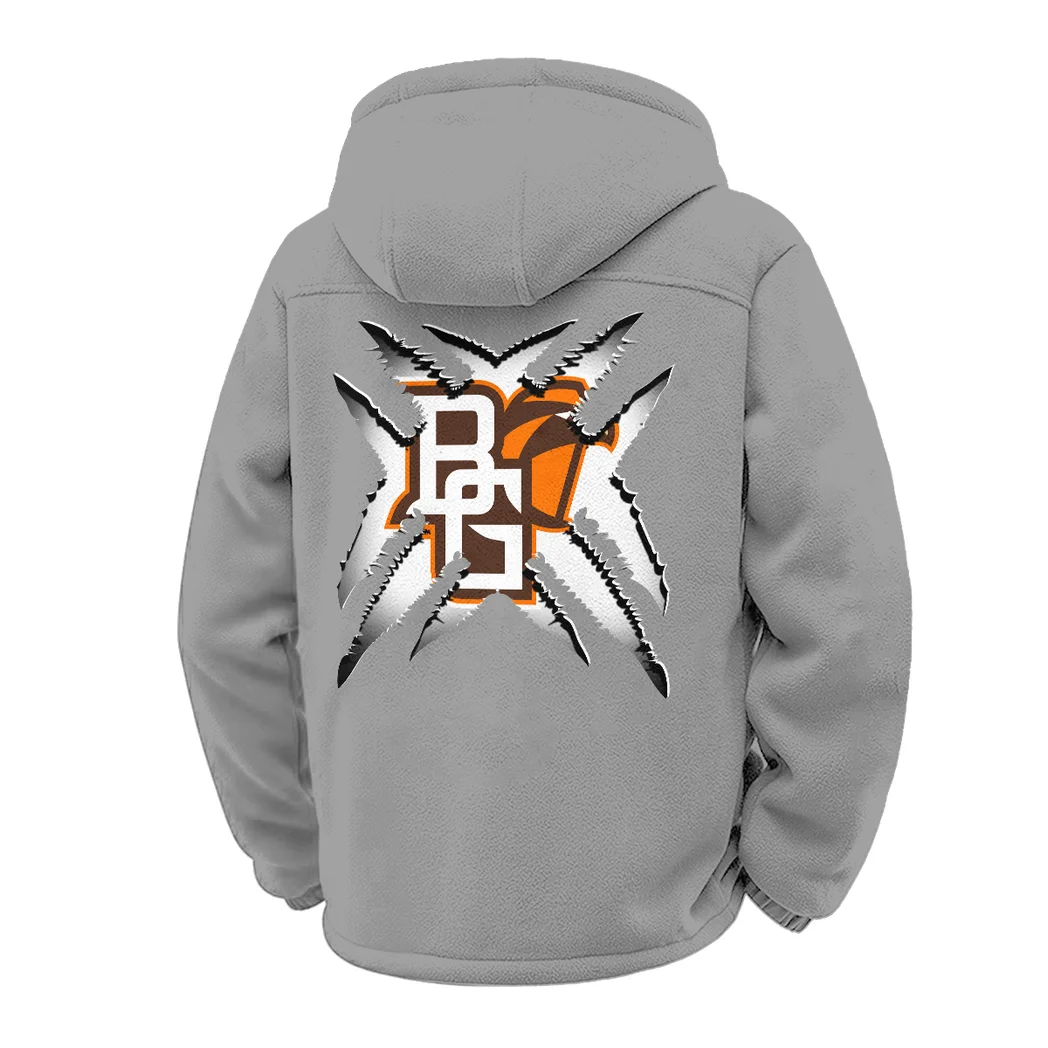 The Bowling Green Winter Fleece Jacket, Multi-Sport Winter Layer HVN1454BG - Grey - Image 3
