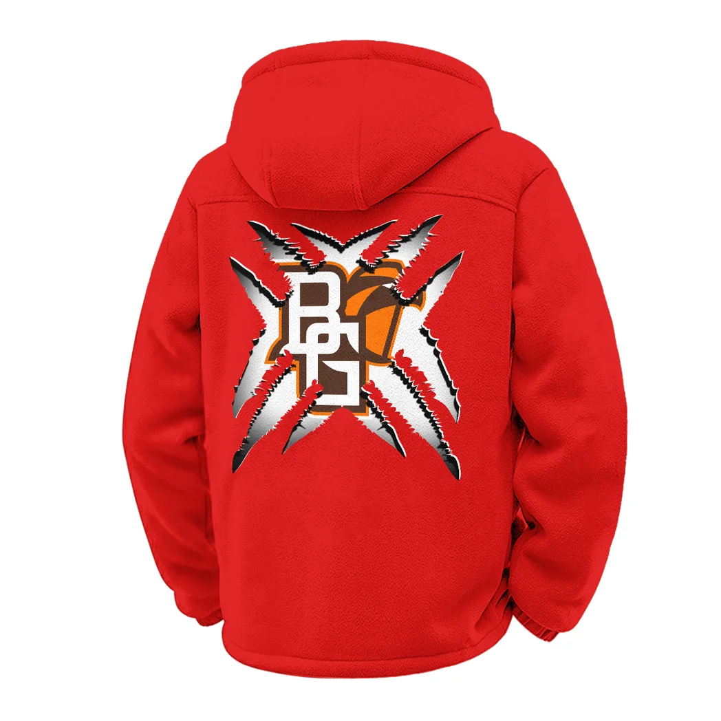 The Bowling Green Winter Fleece Jacket, Multi-Sport Winter Layer HVN1454BG - red - Image 3