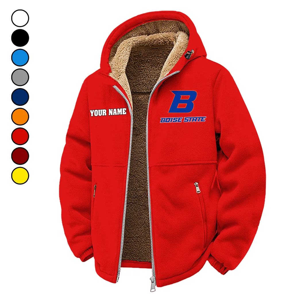 The Blue and Orange Winter Fleece Jacket, Technical Mid-Layer Jacket HVN1454BS - red