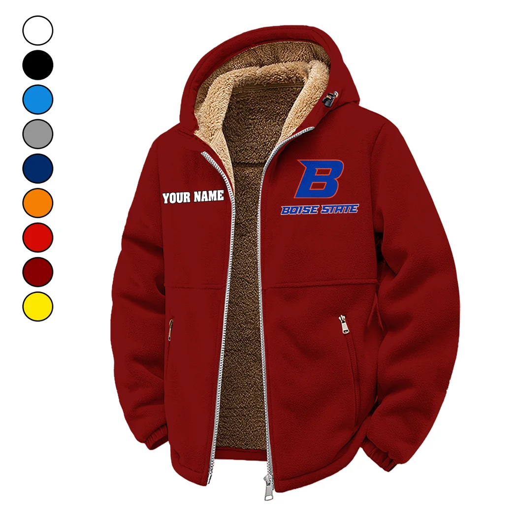 The Blue and Orange Winter Fleece Jacket, Technical Mid-Layer Jacket HVN1454BS - Wine