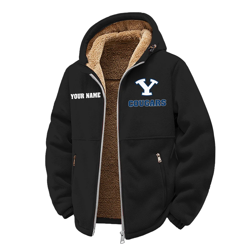 The Cougars Winter Fleece Jacket, Snow-Ready Active Fleece HVN1454BY - Black - Image 2