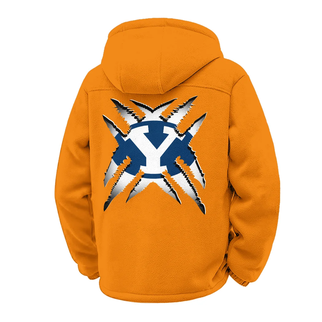 The Cougars Winter Fleece Jacket, Snow-Ready Active Fleece HVN1454BY - Orange - Image 3