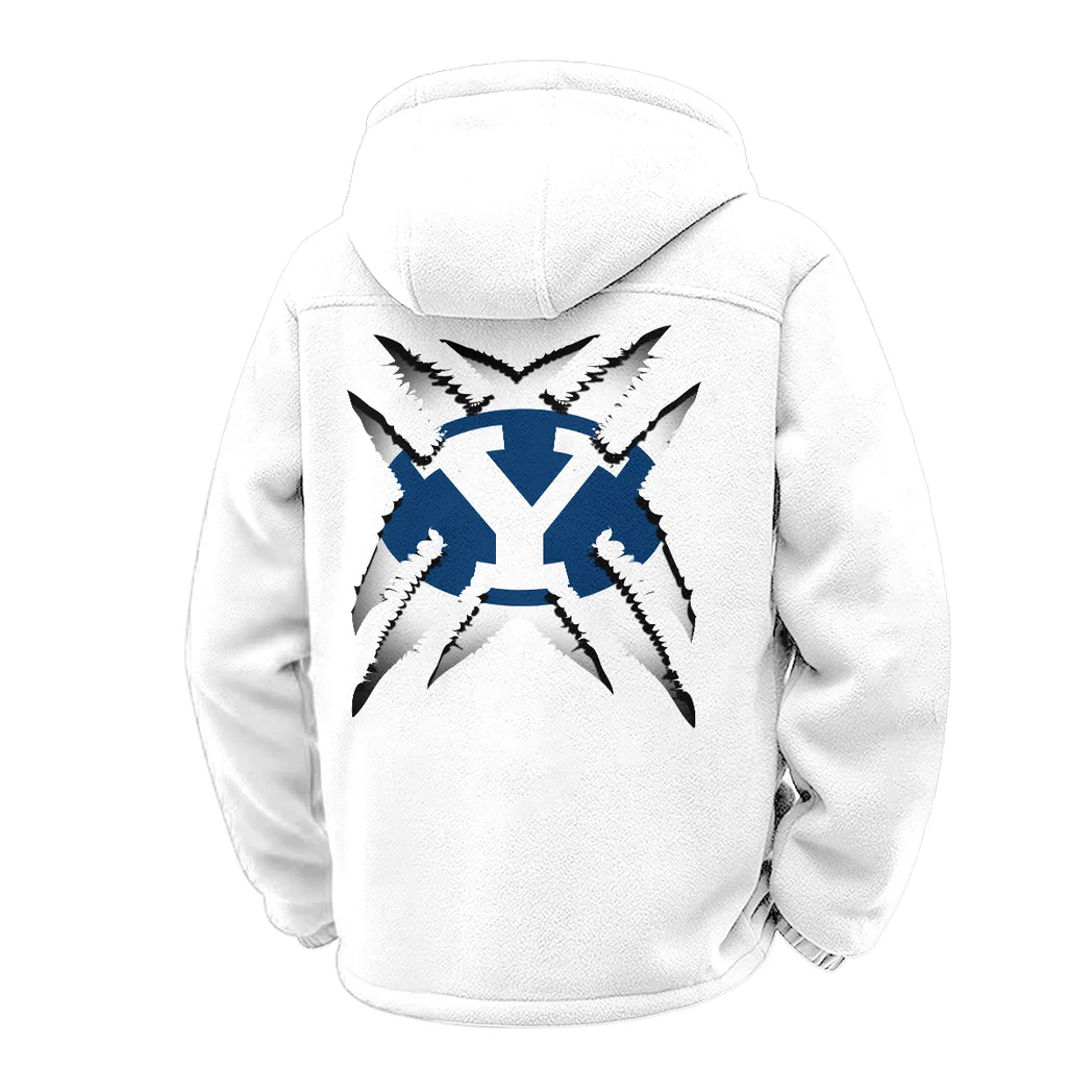 The Cougars Winter Fleece Jacket, Snow-Ready Active Fleece HVN1454BY - White - Image 3