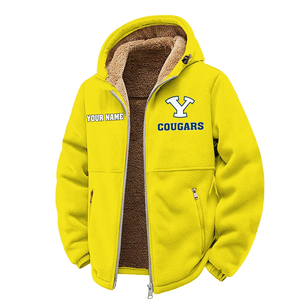 The Cougars Winter Fleece Jacket, Snow-Ready Active Fleece HVN1454BY - Yellow - Image 2