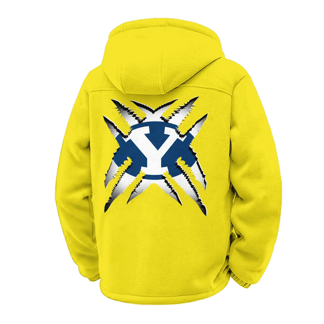 The Cougars Winter Fleece Jacket, Snow-Ready Active Fleece HVN1454BY - Yellow - Image 3
