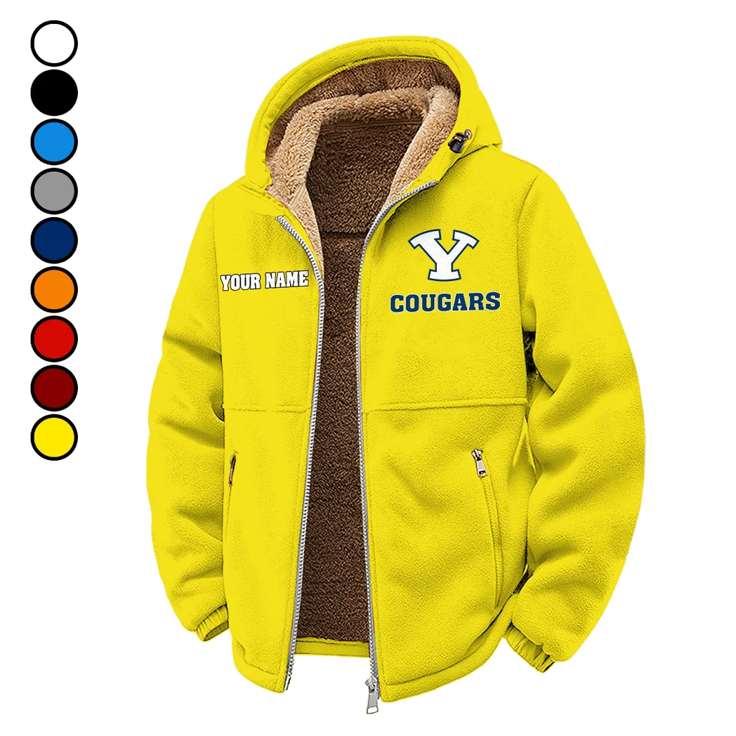 The Cougars Winter Fleece Jacket, Snow-Ready Active Fleece HVN1454BY - Yellow