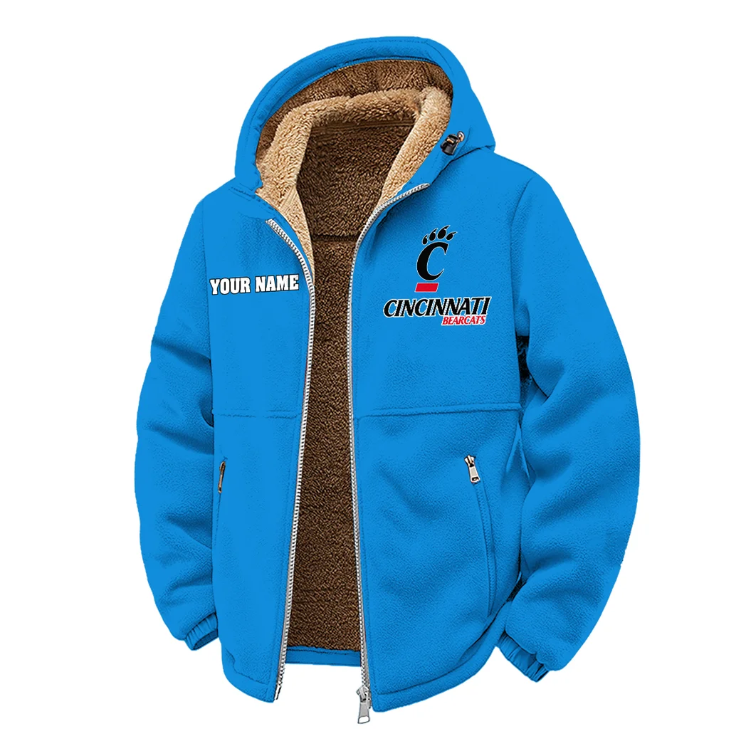 The Cincy Ambush Winter Fleece Jacket, All-Mountain Sport Jacket HVN1454CB - cyan - Image 2