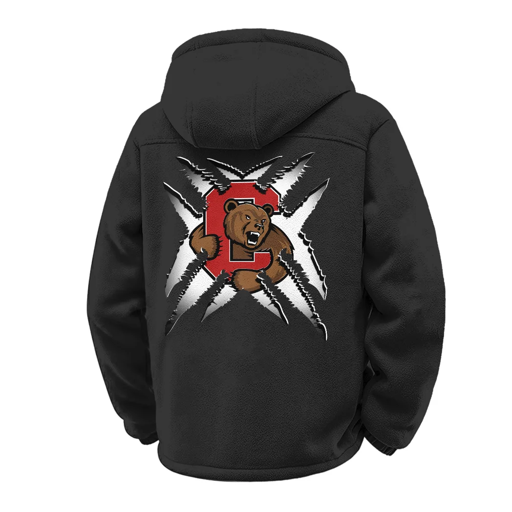 The Ivy League Winter Fleece Jacket, Ski & Snowboard Mid-Layer HVN1454CB - Black - Image 3