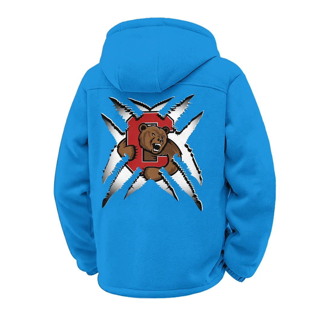 The Ivy League Winter Fleece Jacket, Ski & Snowboard Mid-Layer HVN1454CB - cyan - Image 3