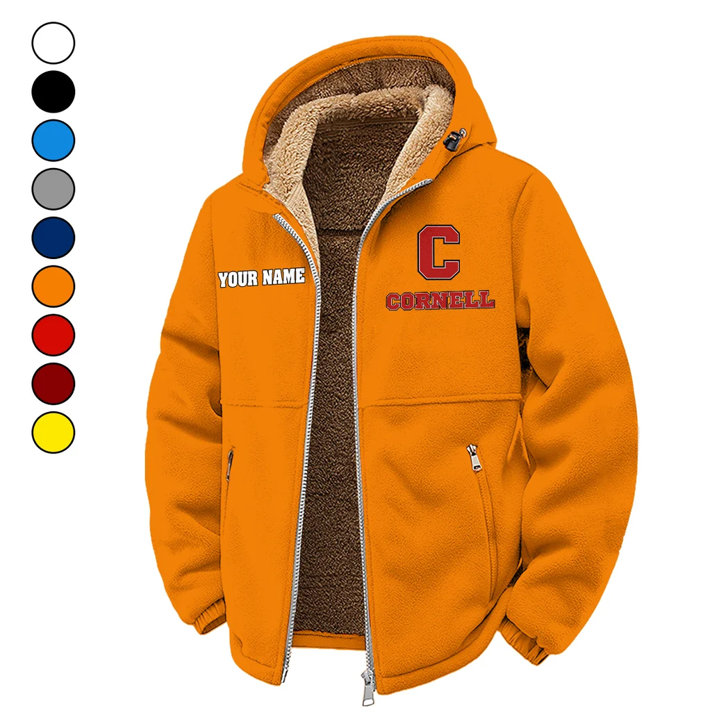 The Ivy League Winter Fleece Jacket, Ski & Snowboard Mid-Layer HVN1454CB - Orange