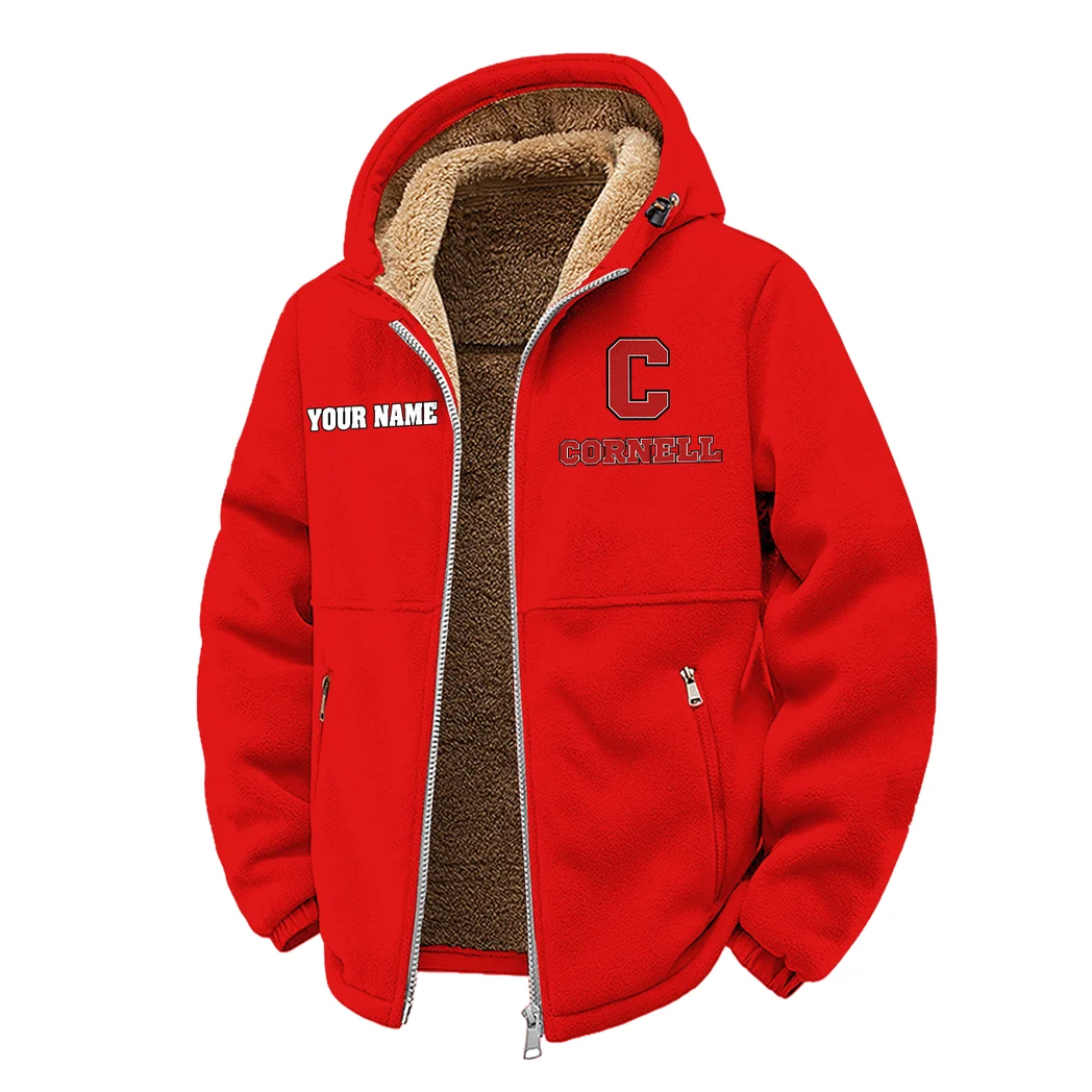 The Ivy League Winter Fleece Jacket, Ski & Snowboard Mid-Layer HVN1454CB - red - Image 2