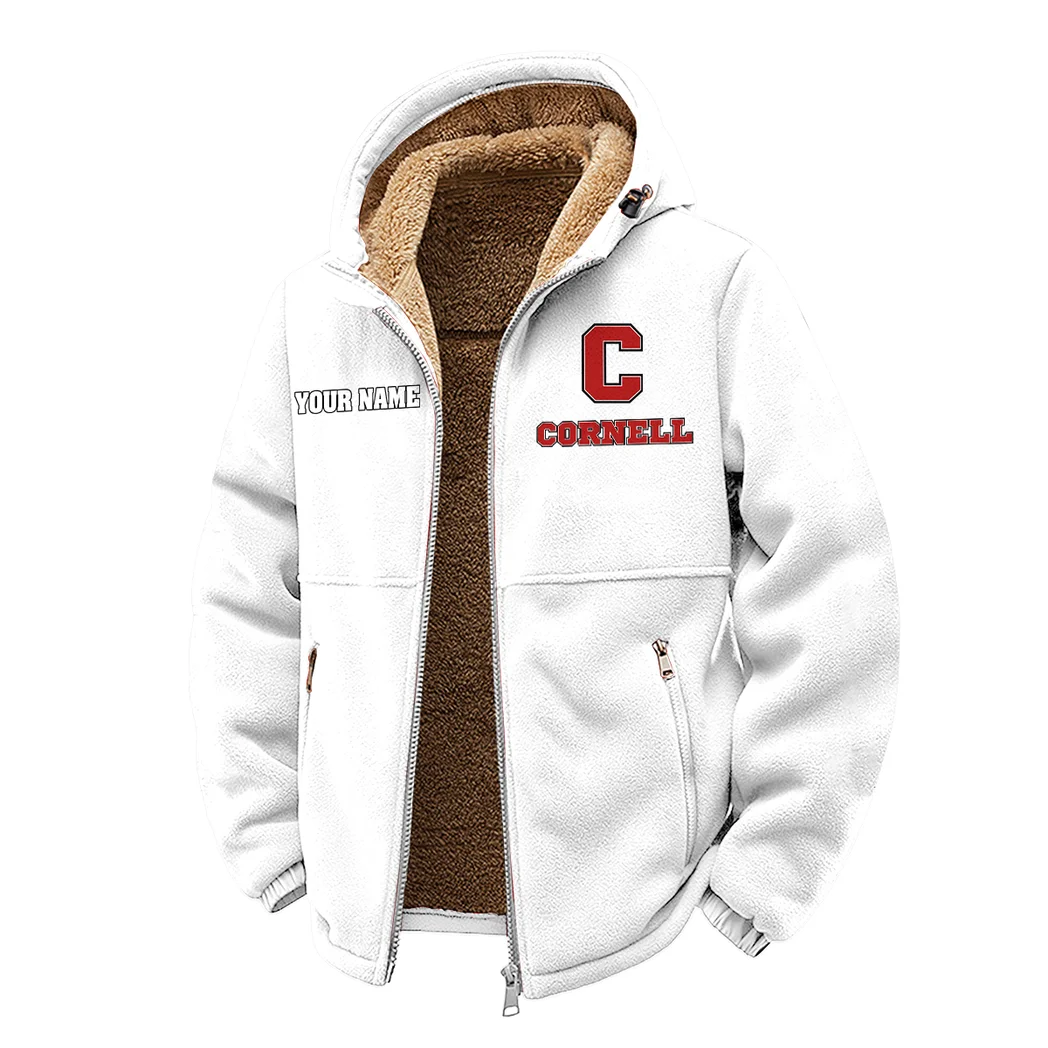 The Ivy League Winter Fleece Jacket, Ski & Snowboard Mid-Layer HVN1454CB - White - Image 2