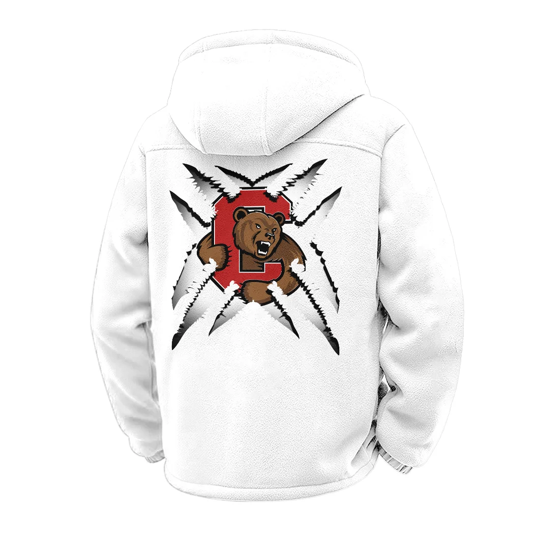 The Ivy League Winter Fleece Jacket, Ski & Snowboard Mid-Layer HVN1454CB - White - Image 3