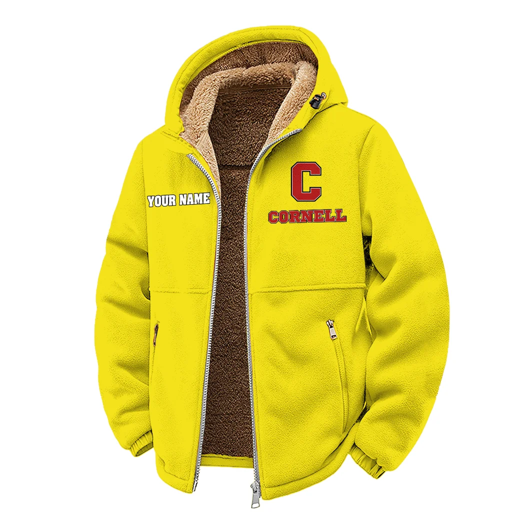 The Ivy League Winter Fleece Jacket, Ski & Snowboard Mid-Layer HVN1454CB - Yellow - Image 2