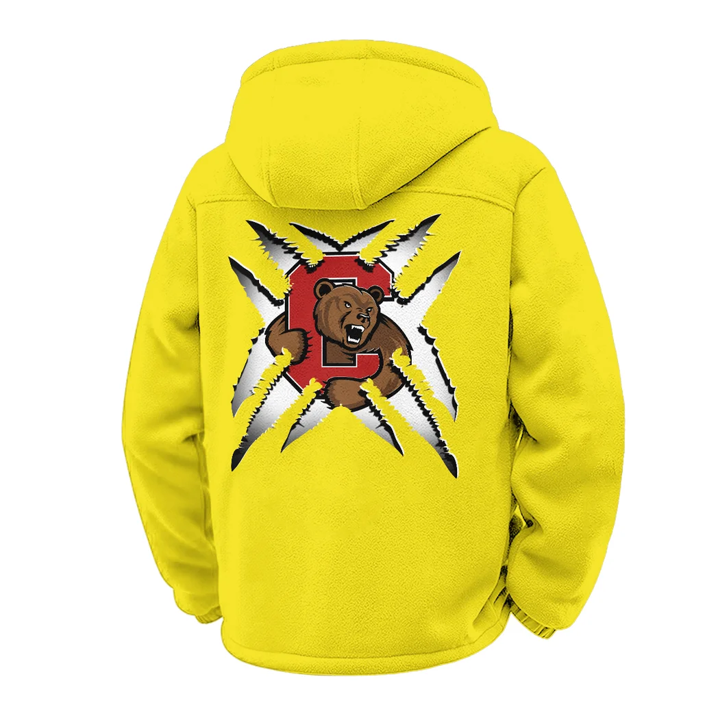 The Ivy League Winter Fleece Jacket, Ski & Snowboard Mid-Layer HVN1454CB - Yellow - Image 3