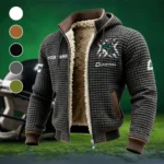 Coastal Carolina Fleece-Lined Hooded Jacket, Cold-Snap Defense Jacket HVN1454CC - Grey