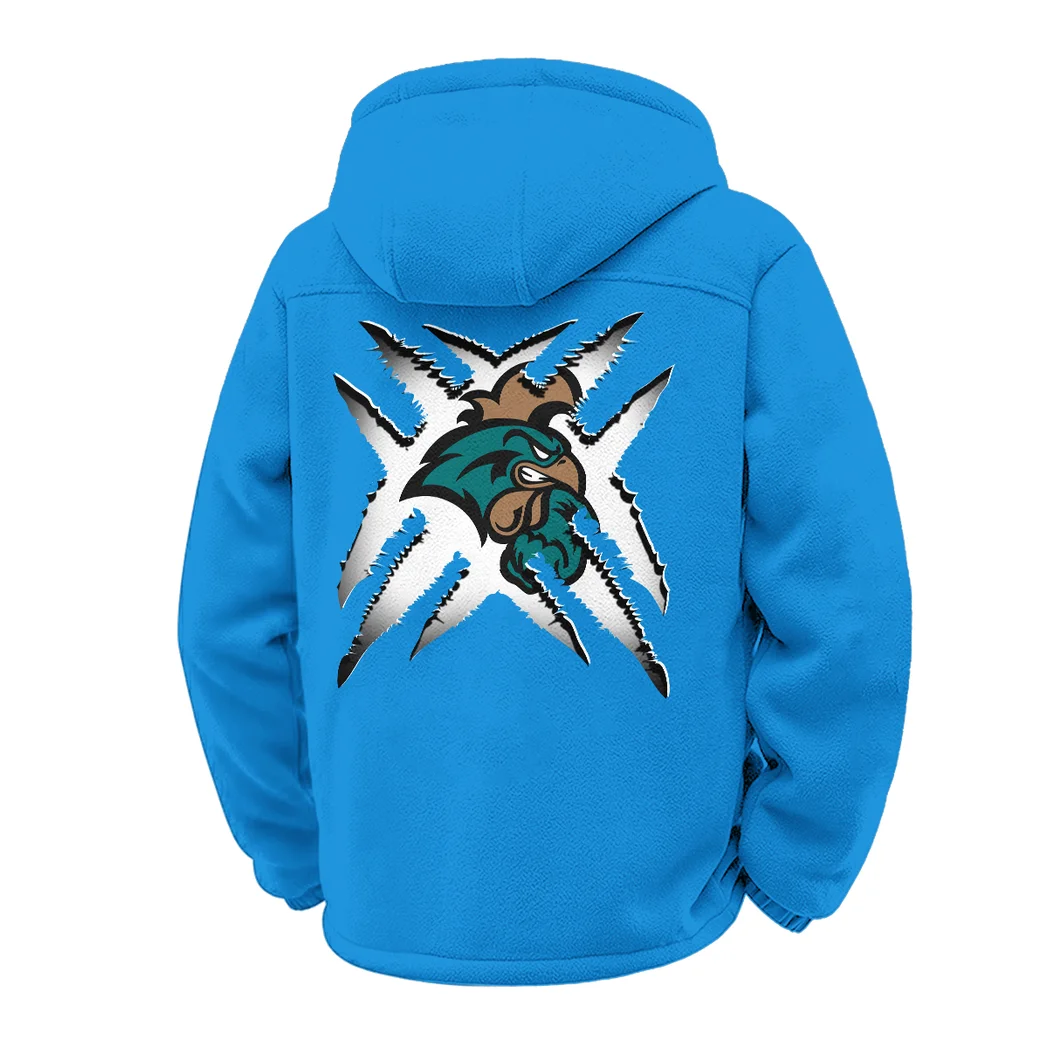 Coastal Carolina Winter Fleece Jacket, Winter Endurance Jacket HVN1454CC - cyan - Image 3