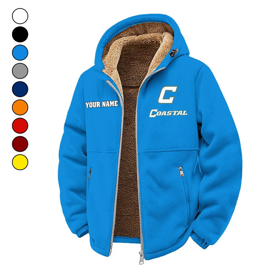 Coastal Carolina Winter Fleece Jacket, Winter Endurance Jacket HVN1454CC - cyan