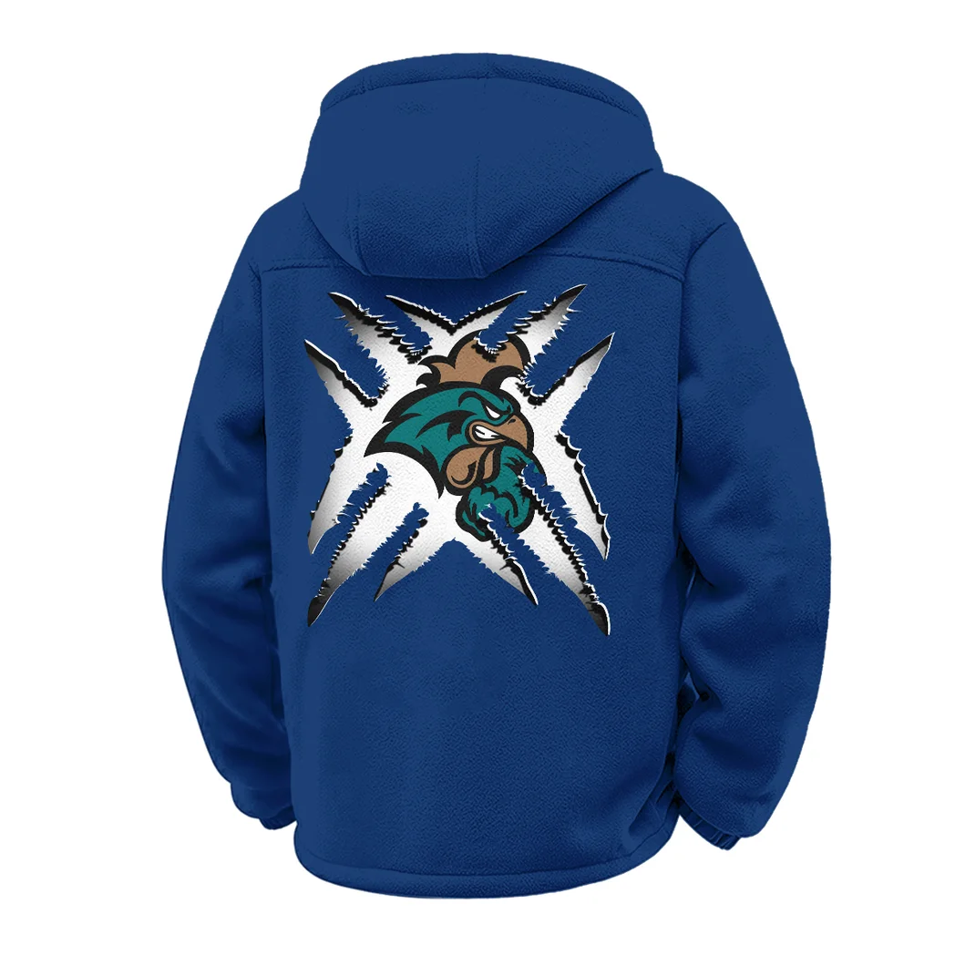Coastal Carolina Winter Fleece Jacket, Winter Endurance Jacket HVN1454CC - Navy - Image 3