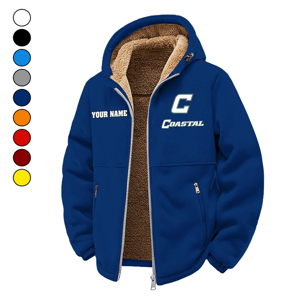 Coastal Carolina Winter Fleece Jacket, Winter Endurance Jacket HVN1454CC - Navy