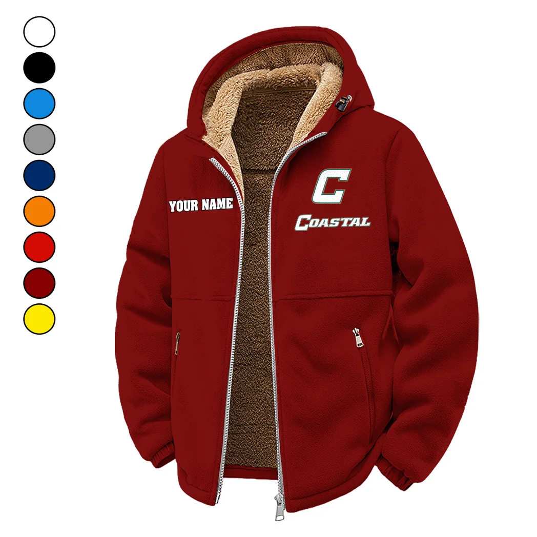 Coastal Carolina Winter Fleece Jacket, Winter Endurance Jacket HVN1454CC - Wine