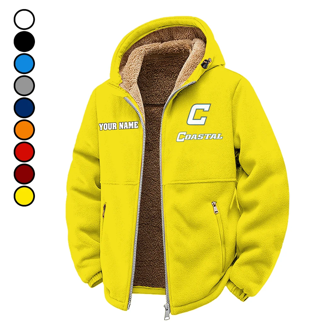 Coastal Carolina Winter Fleece Jacket, Winter Endurance Jacket HVN1454CC - Yellow