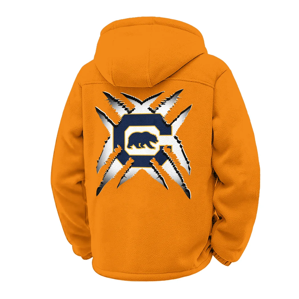 The Cal Ambush Winter Fleece Jacket, Ultra-Soft Fleece Shell HVN1454CG - Orange - Image 3