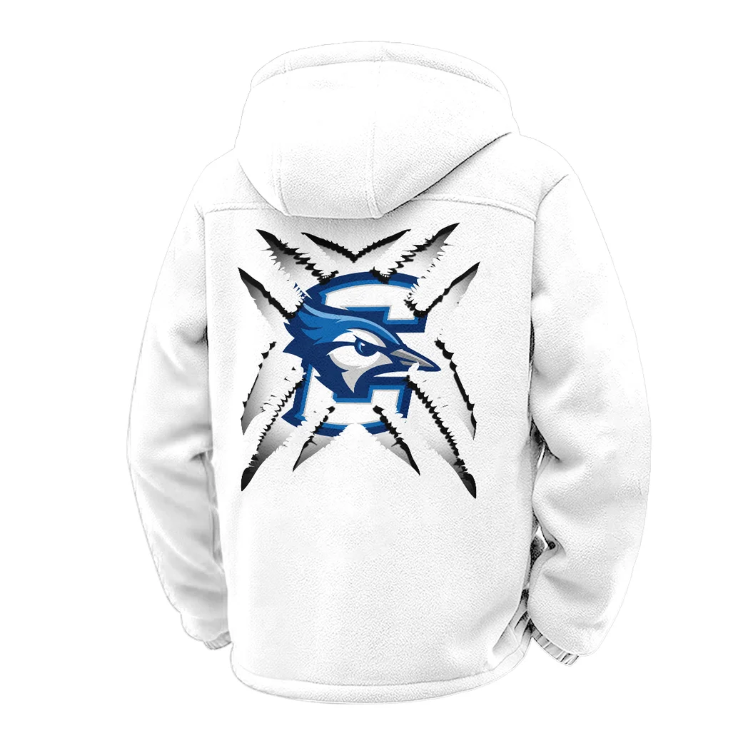 The Bluejays Winter Fleece Jacket, Cross-Training Thermal Zip HVN1454CR - White - Image 3