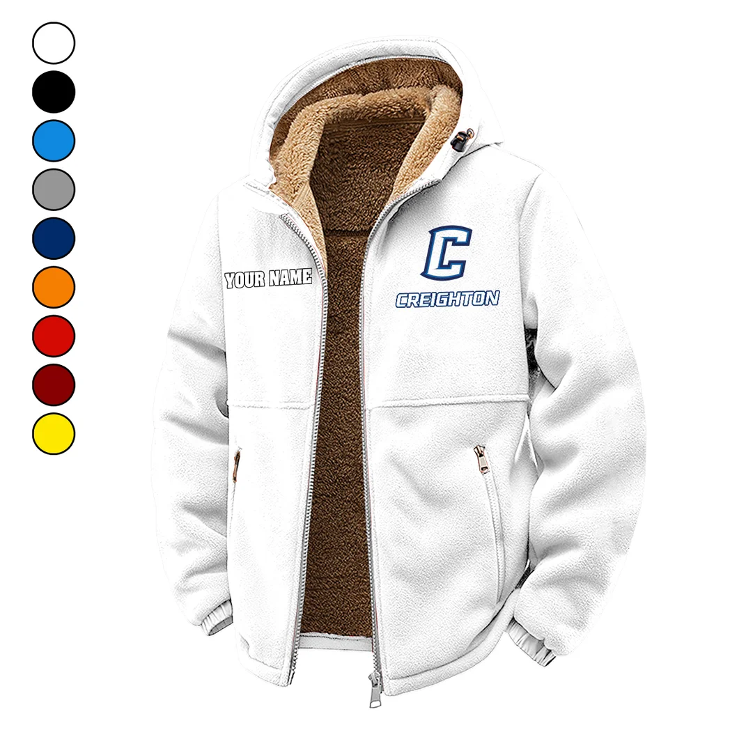 The Bluejays Winter Fleece Jacket, Cross-Training Thermal Zip HVN1454CR - White