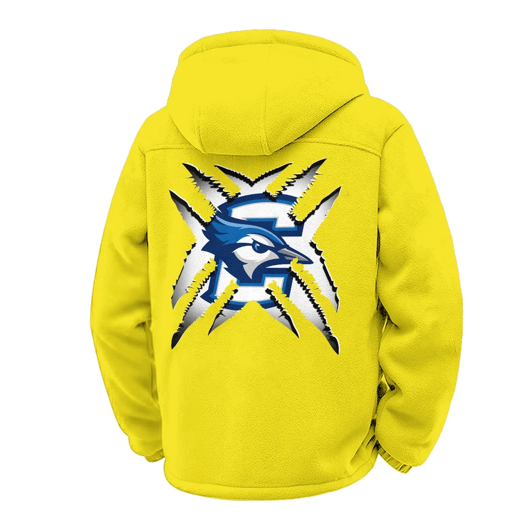 The Bluejays Winter Fleece Jacket, Cross-Training Thermal Zip HVN1454CR - Yellow - Image 3