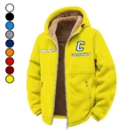 The Bluejays Winter Fleece Jacket, Cross-Training Thermal Zip HVN1454CR - Yellow