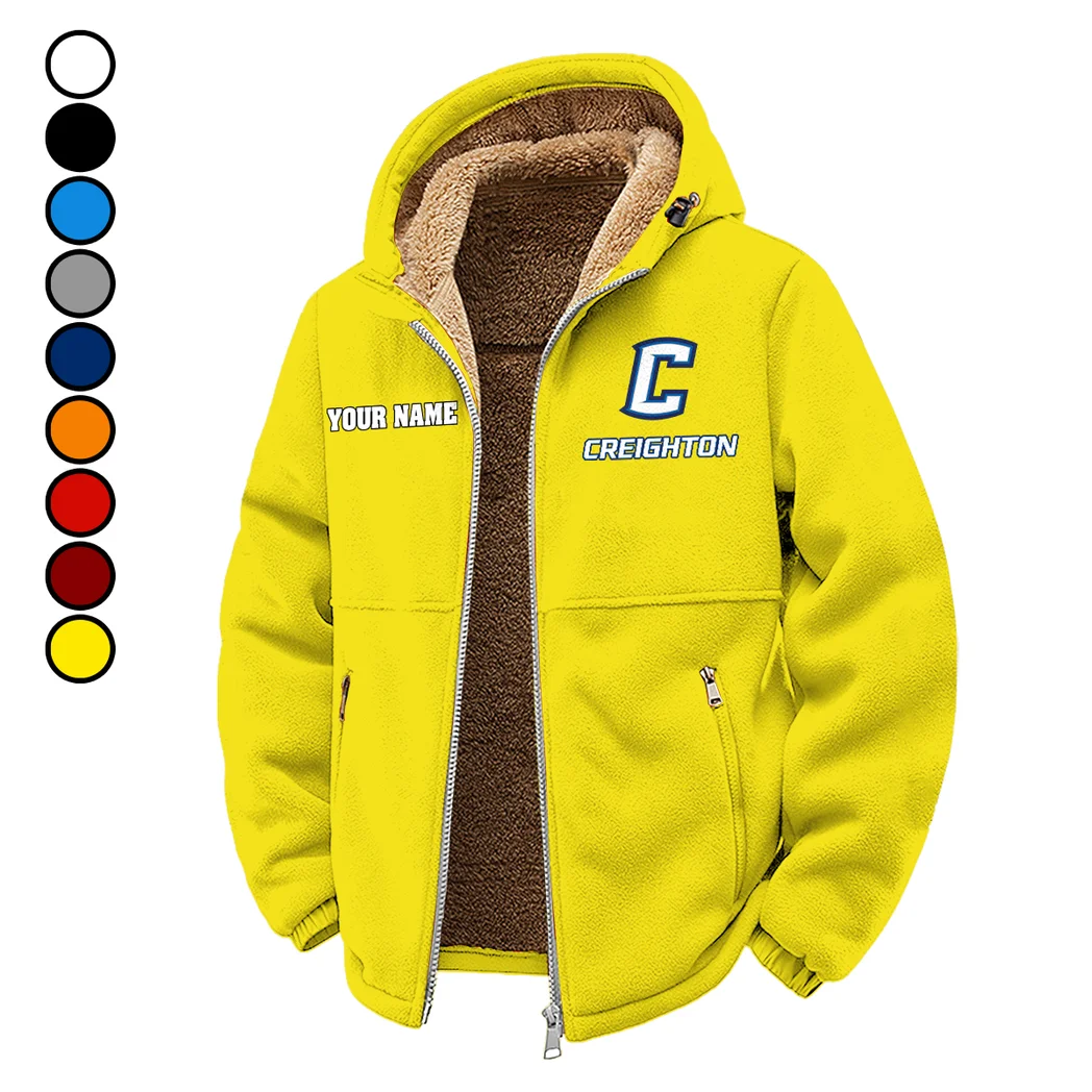 The Bluejays Winter Fleece Jacket, Cross-Training Thermal Zip HVN1454CR - Yellow