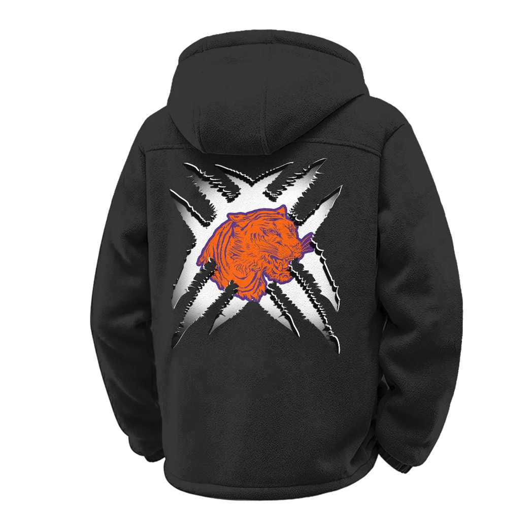 Death Valley Winter Fleece Jacket, Heavyweight Plush Fleece HVN1454CT - Black - Image 3