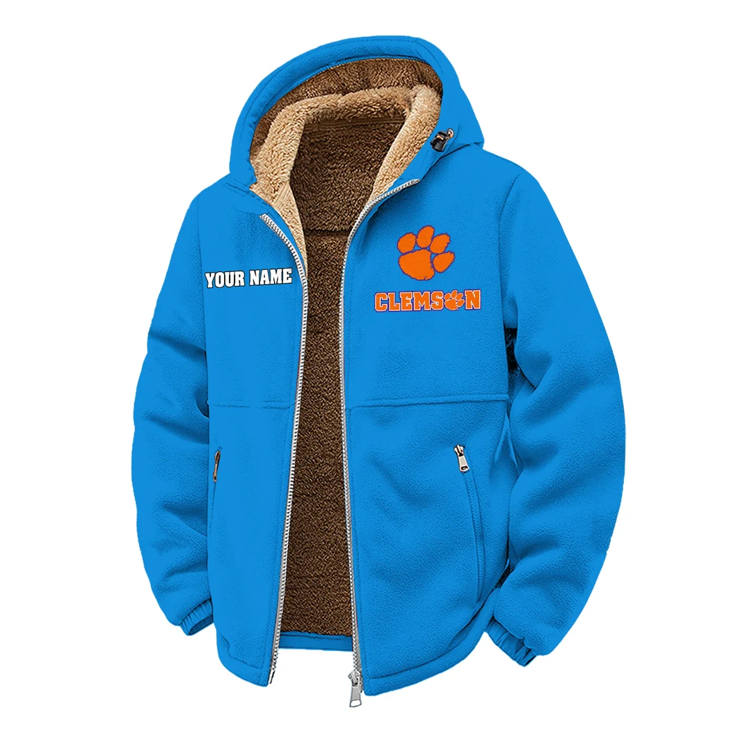 Death Valley Winter Fleece Jacket, Heavyweight Plush Fleece HVN1454CT - cyan - Image 2