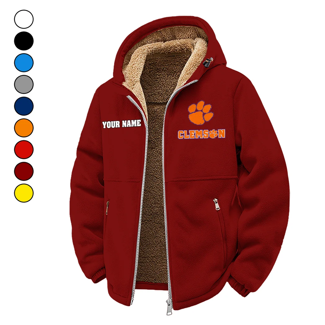 Death Valley Winter Fleece Jacket, Heavyweight Plush Fleece HVN1454CT - Wine