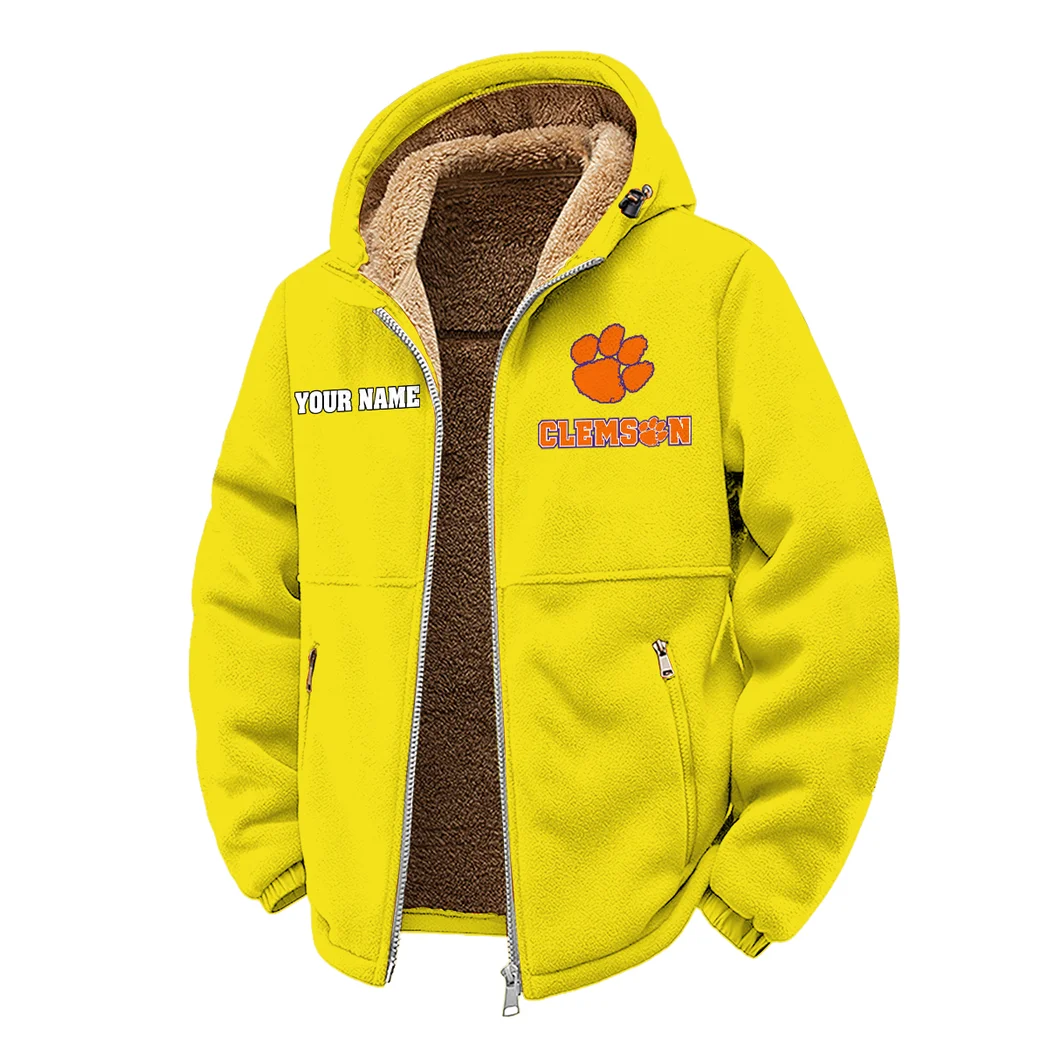 Death Valley Winter Fleece Jacket, Heavyweight Plush Fleece HVN1454CT - Yellow - Image 2