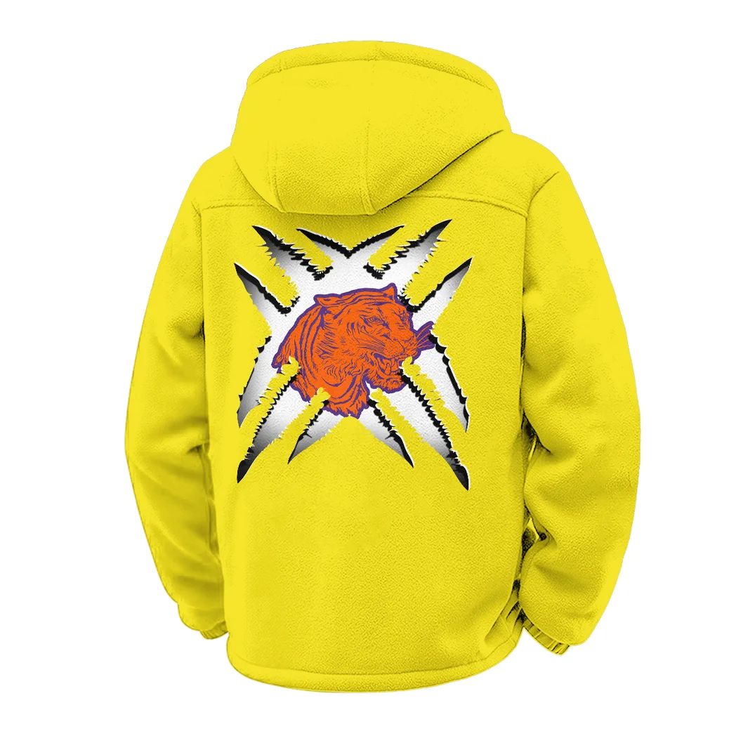 Death Valley Winter Fleece Jacket, Heavyweight Plush Fleece HVN1454CT - Yellow - Image 3