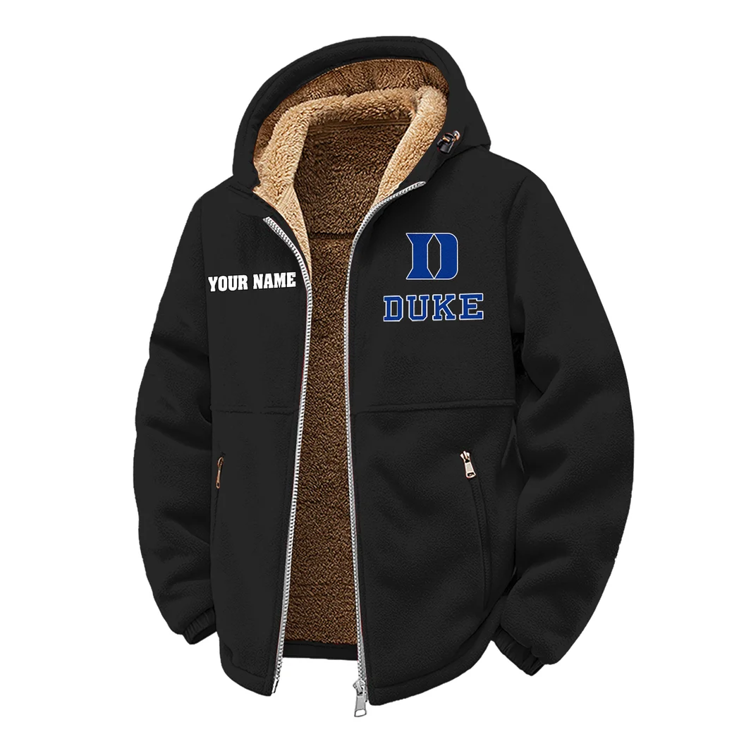 The Duke Pride Winter Fleece Jacket, Brushed Interior Winter Fleece HVN1454DB - Black - Image 2
