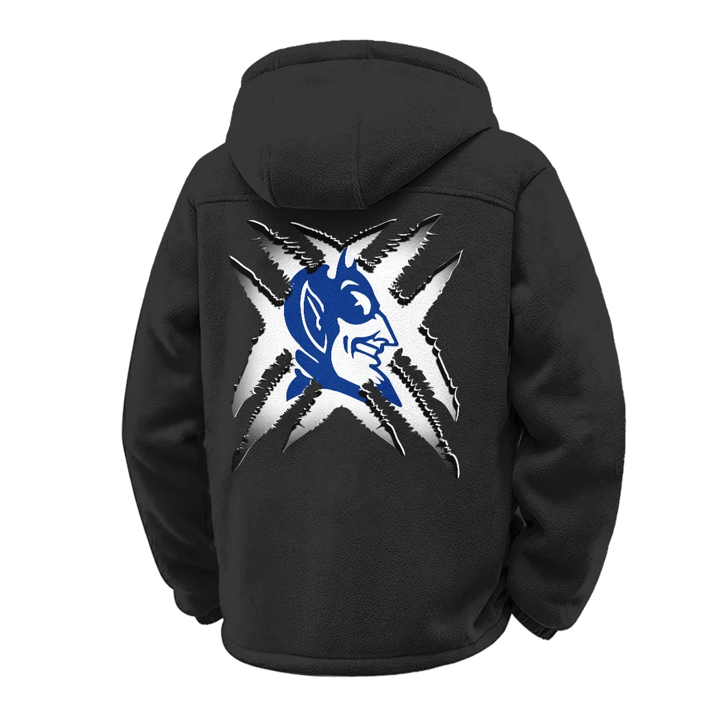The Duke Pride Winter Fleece Jacket, Brushed Interior Winter Fleece HVN1454DB - Black - Image 3
